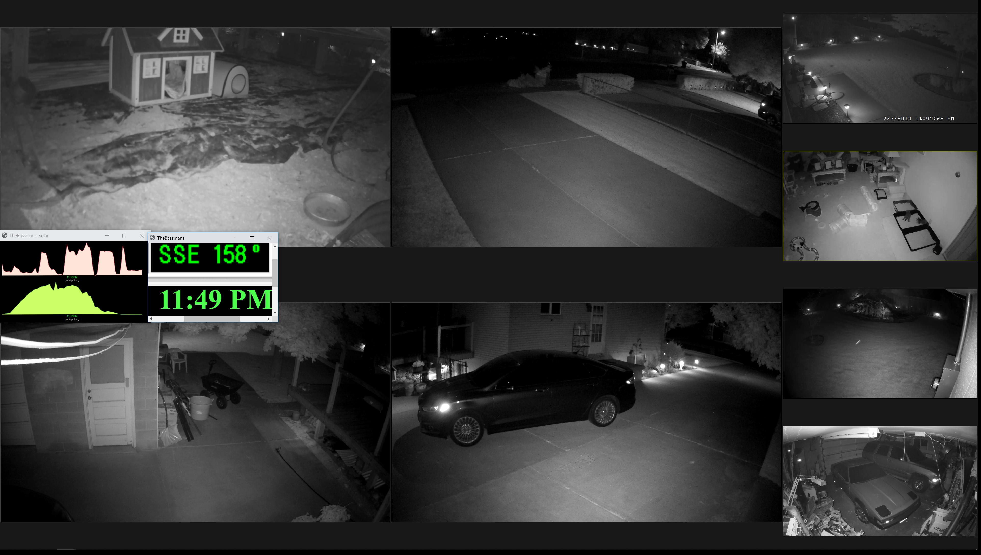 Current security camera image